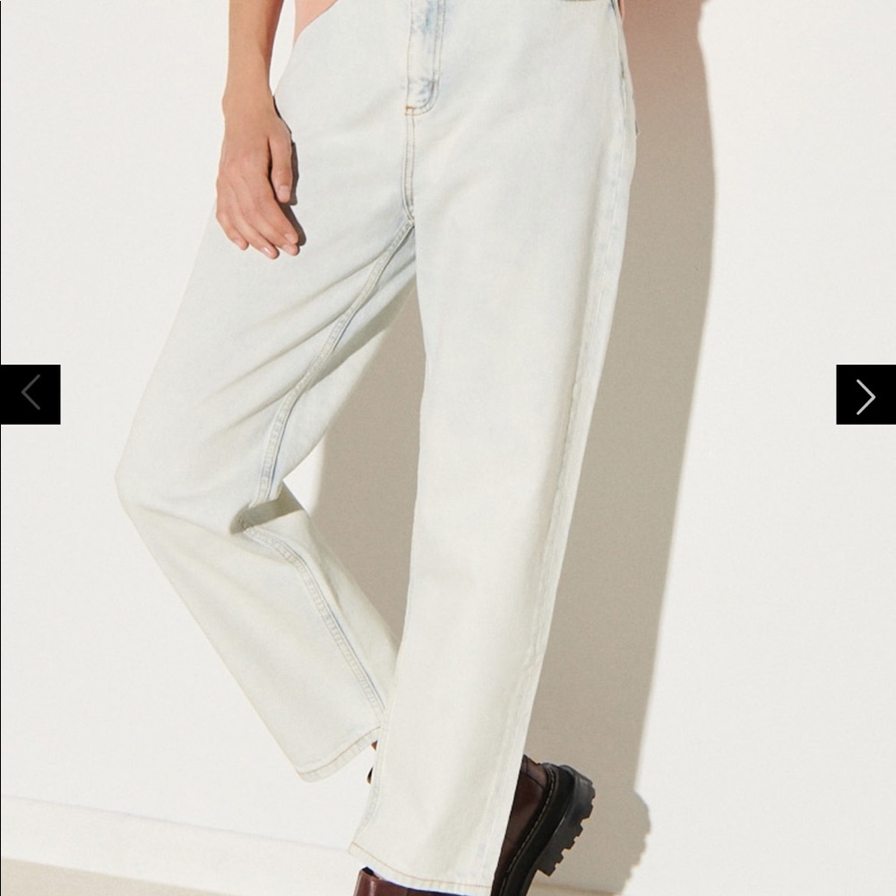 White denim jean from Sandro